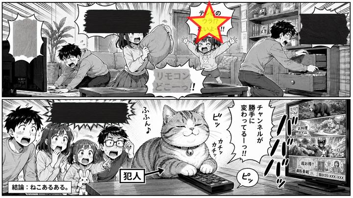 作品サンプルをカバースタイルで隠す例