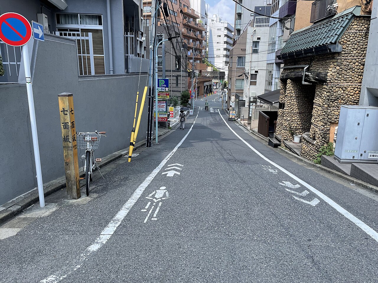 麻布十番の七面坂