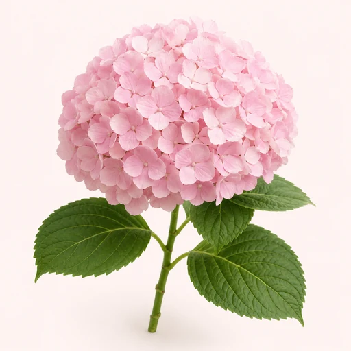 ピンクのアジサイのイメージ