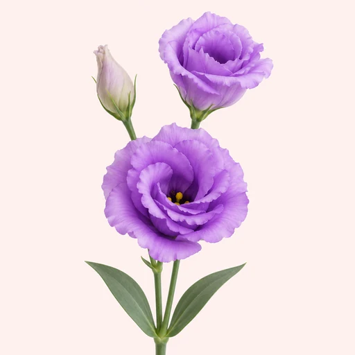 紫のトルコキキョウのイメージ